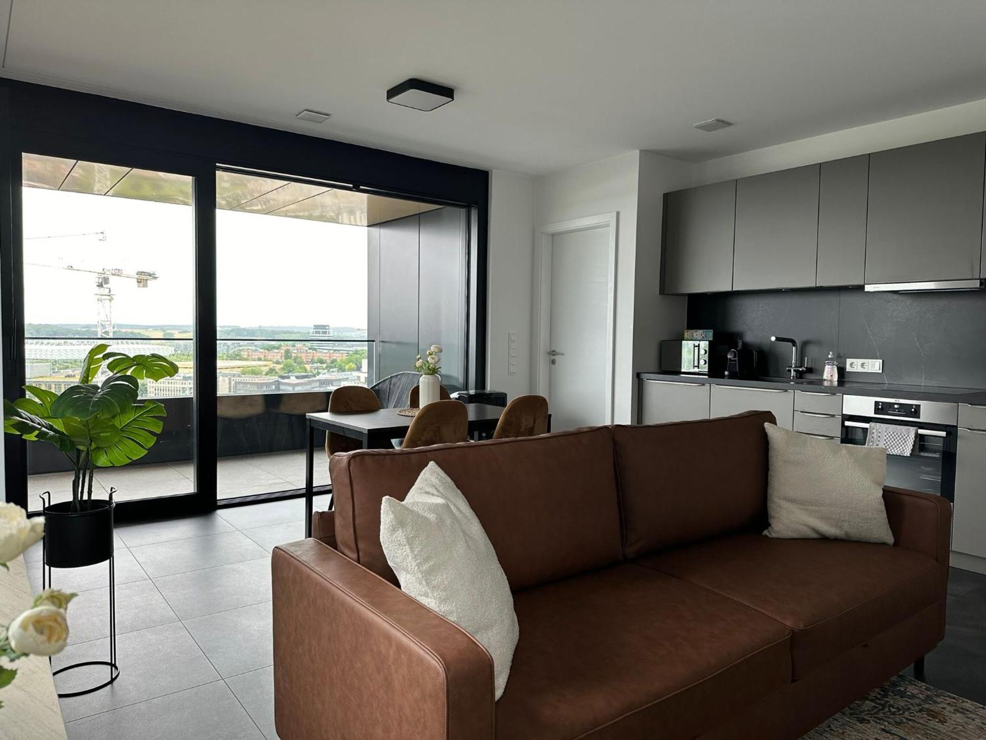 Appartement De Luxe 1 Chambre A Coucher, Centre Commercial, Piscine Et Fitness Люксембург Экстерьер фото